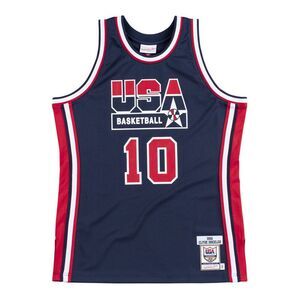 MITCHELL & NESS Mens Navy Logo Graphic Sleeveless Scoop Neck Classic Fit Shirt S